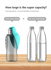 Kalimdor dog water bottle big trough highlights easy drinking for dogs