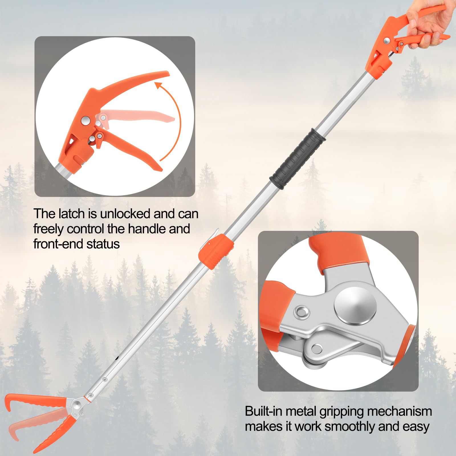 Kalkal rust-proof aluminum resists corrosion for outdoor use.