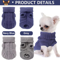 Kallfir's cutie turtleneck pullover knitwear offers easy-on, snug fit for winter outings.