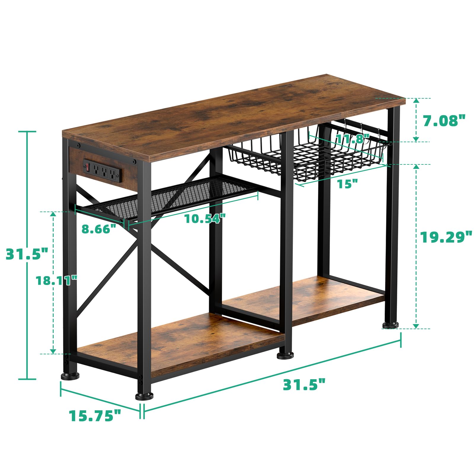 Kalrin aquarium stand pull-out basket closeup emphasizes clutter-free maintenance and organization