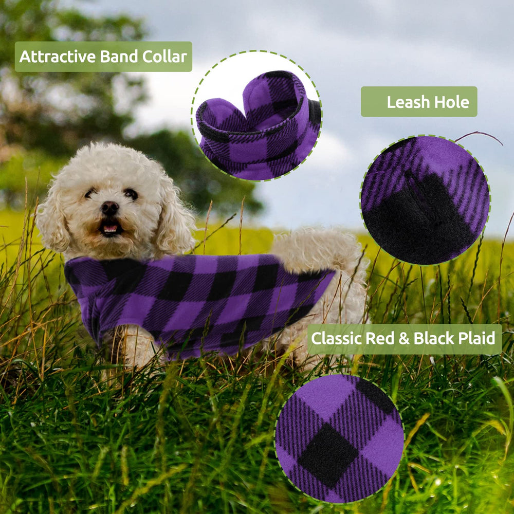 Kama Bridal dog coat side wear showcases chic plaid design for festive outings.