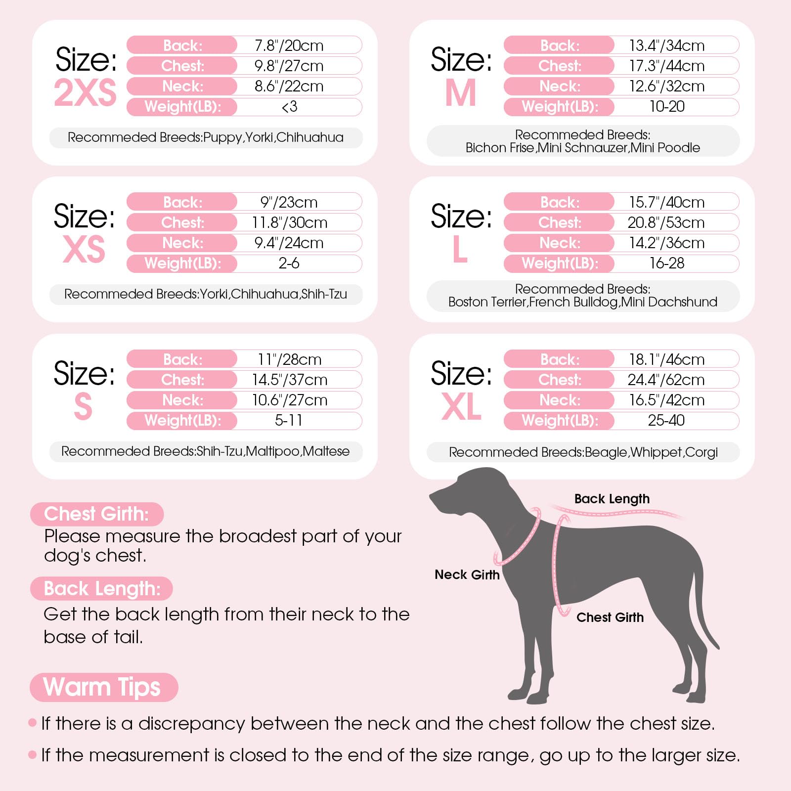 KAMA BRIDAL size chart reference for XS-XL fit guidance.