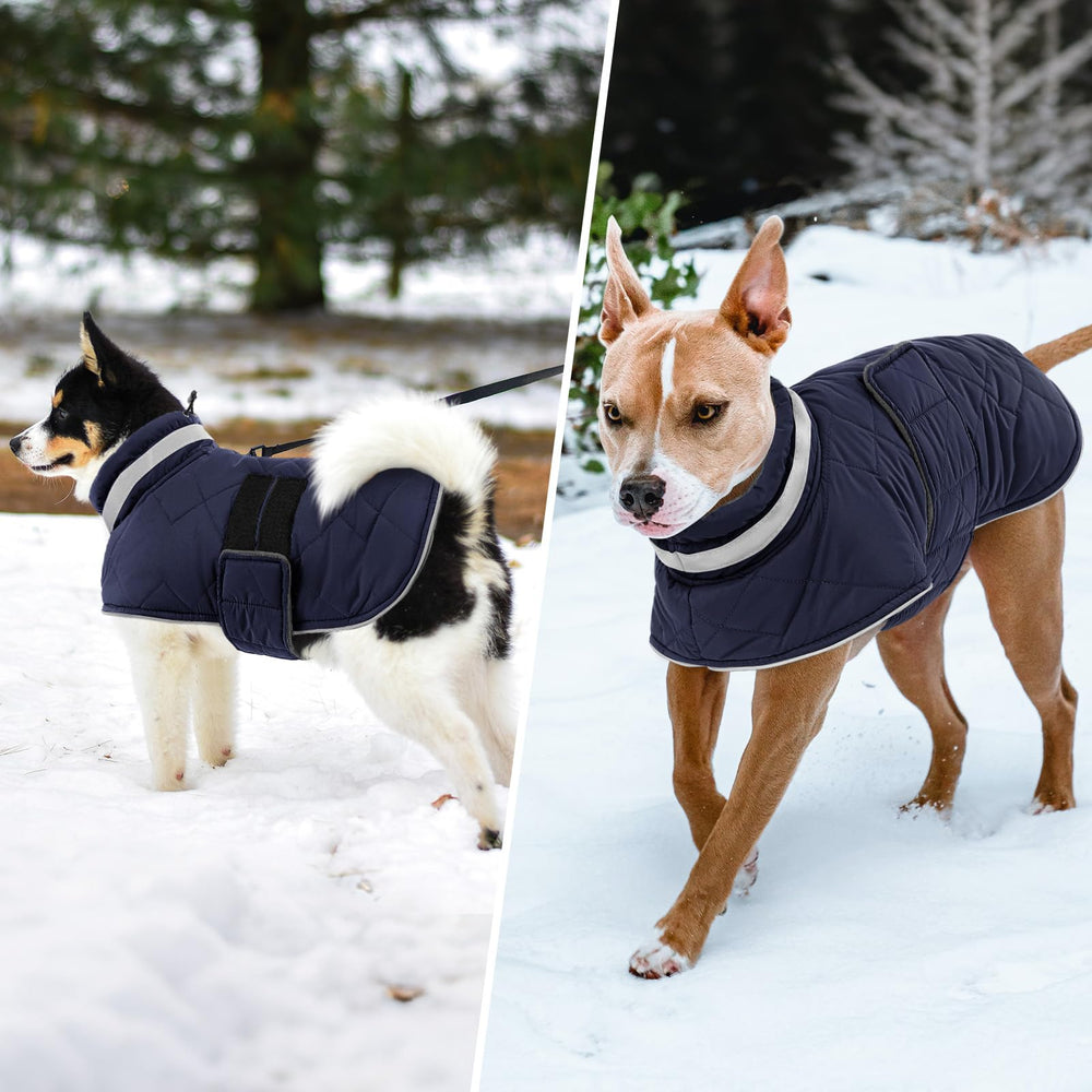 Kama Bridal high-collar pullover design protects the neck from cold drafts.
