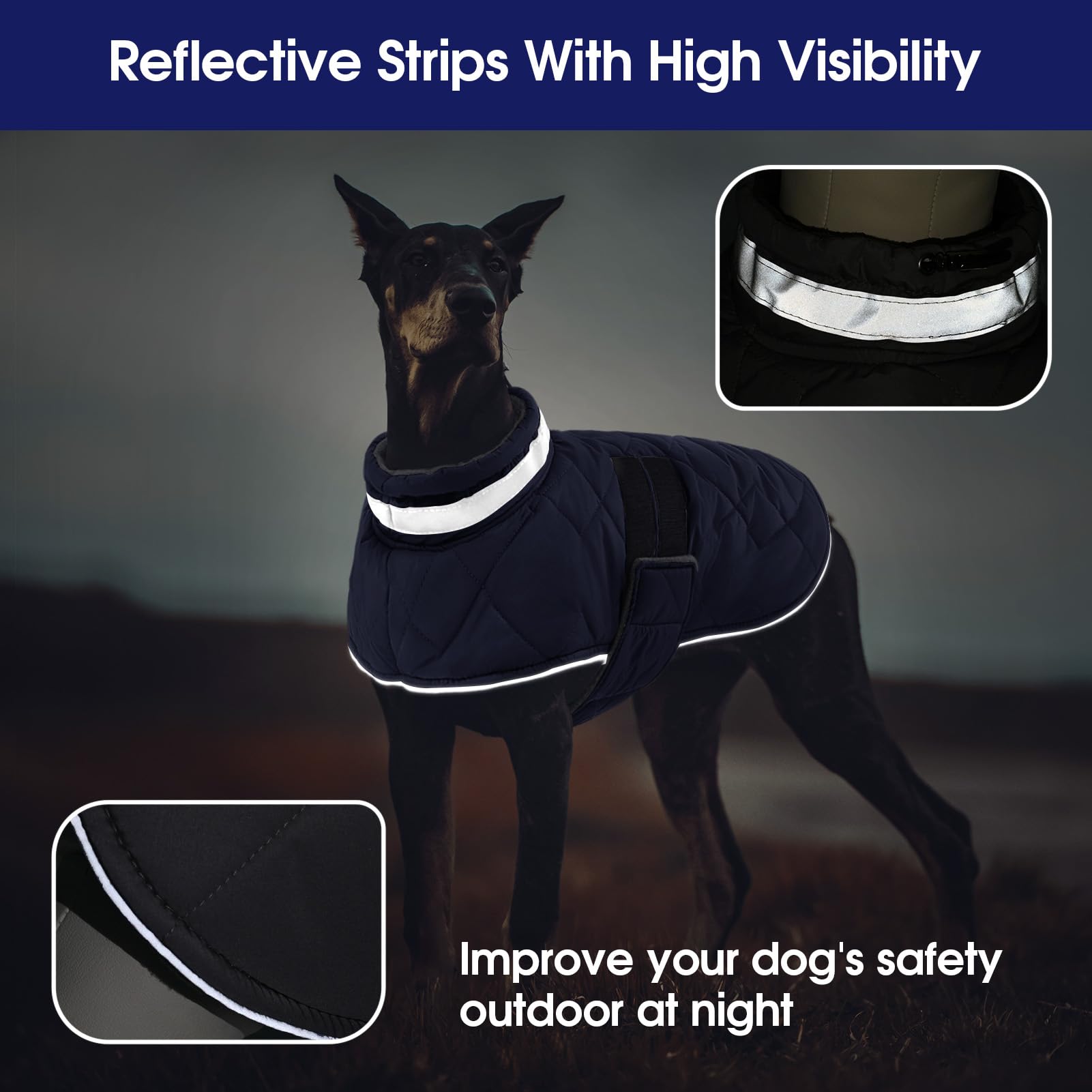 Kama Bridal windproof and water-resistant fabric keeps warmth outdoors.