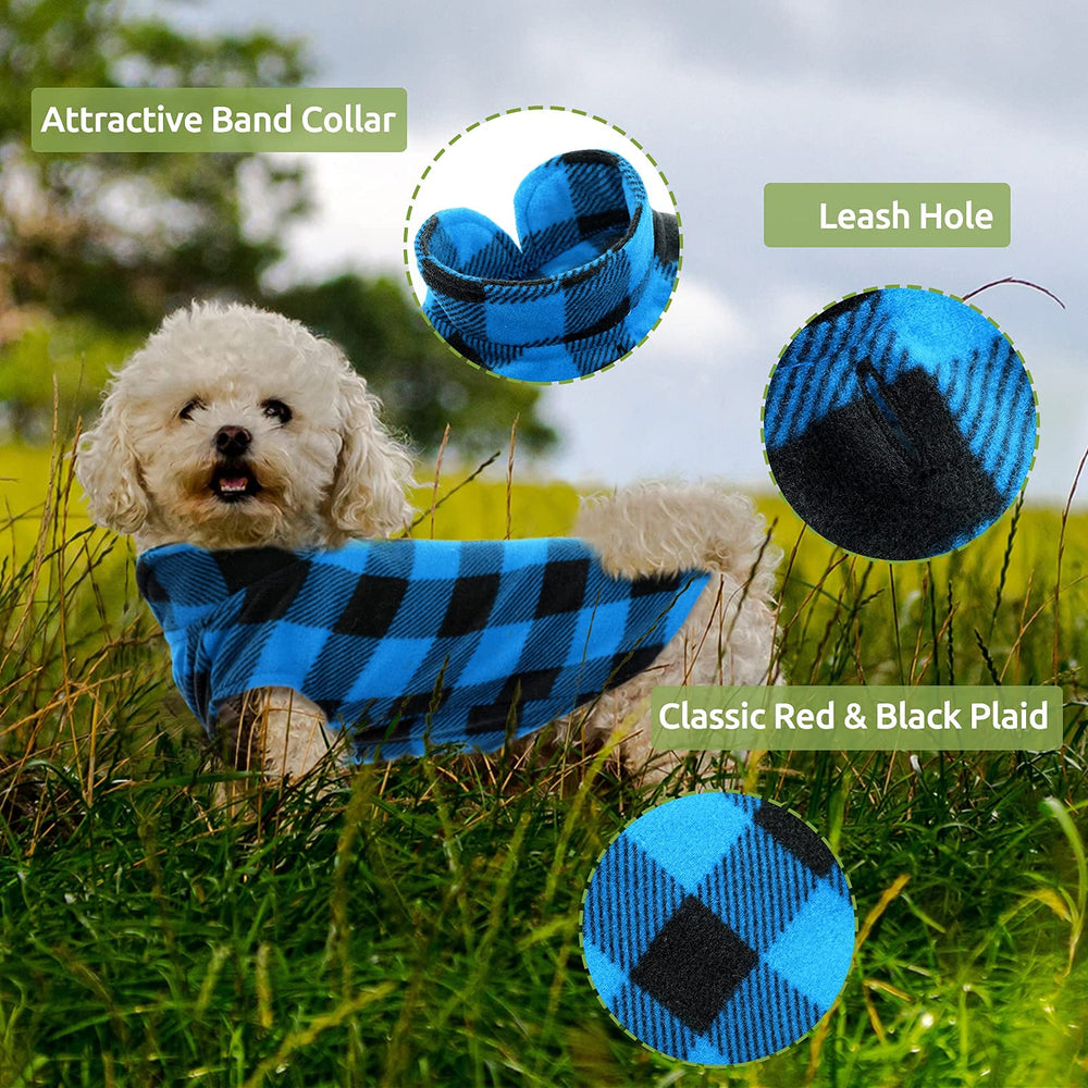 Kama Bridal leash hole close-up on plaid coat