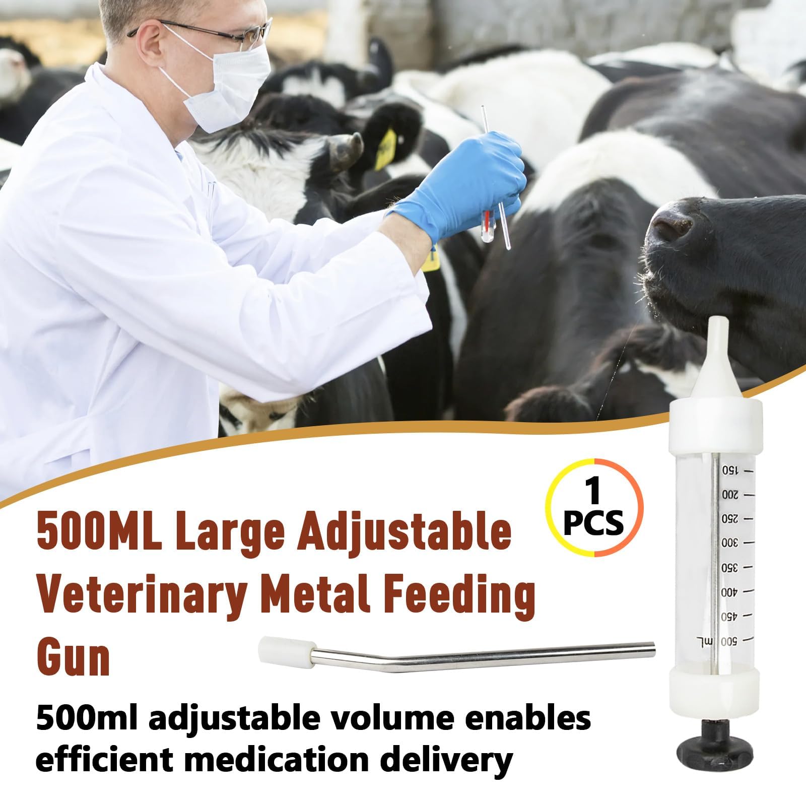 Kamrexi dosage-scale 50-500ml aids precise dosing for efficient feed delivery