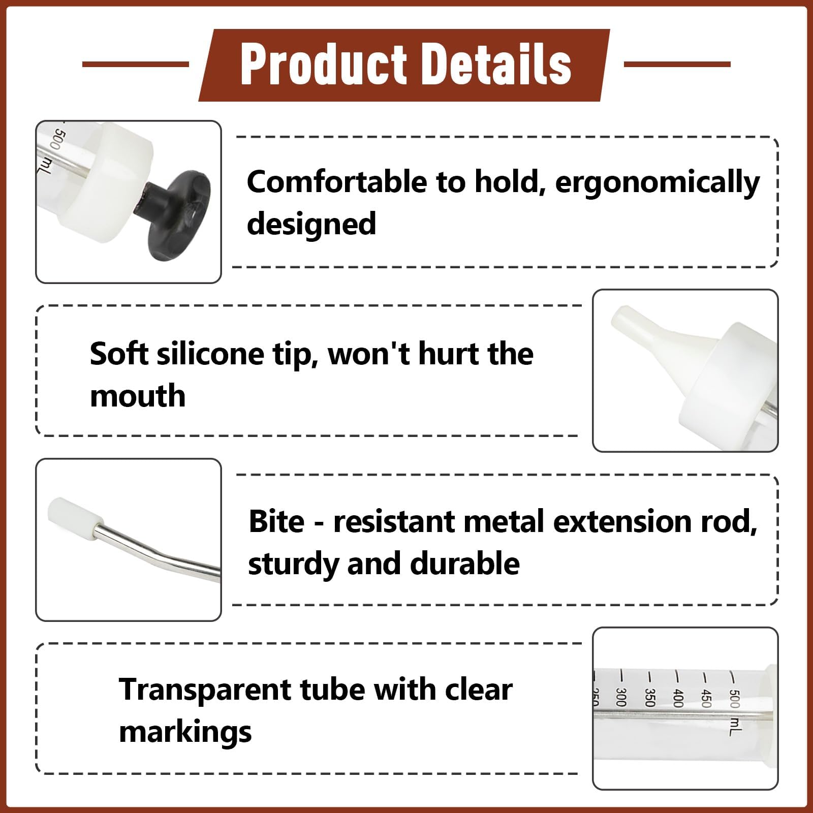 Kamrexi ergonomic push handle supports comfortable, controlled operation