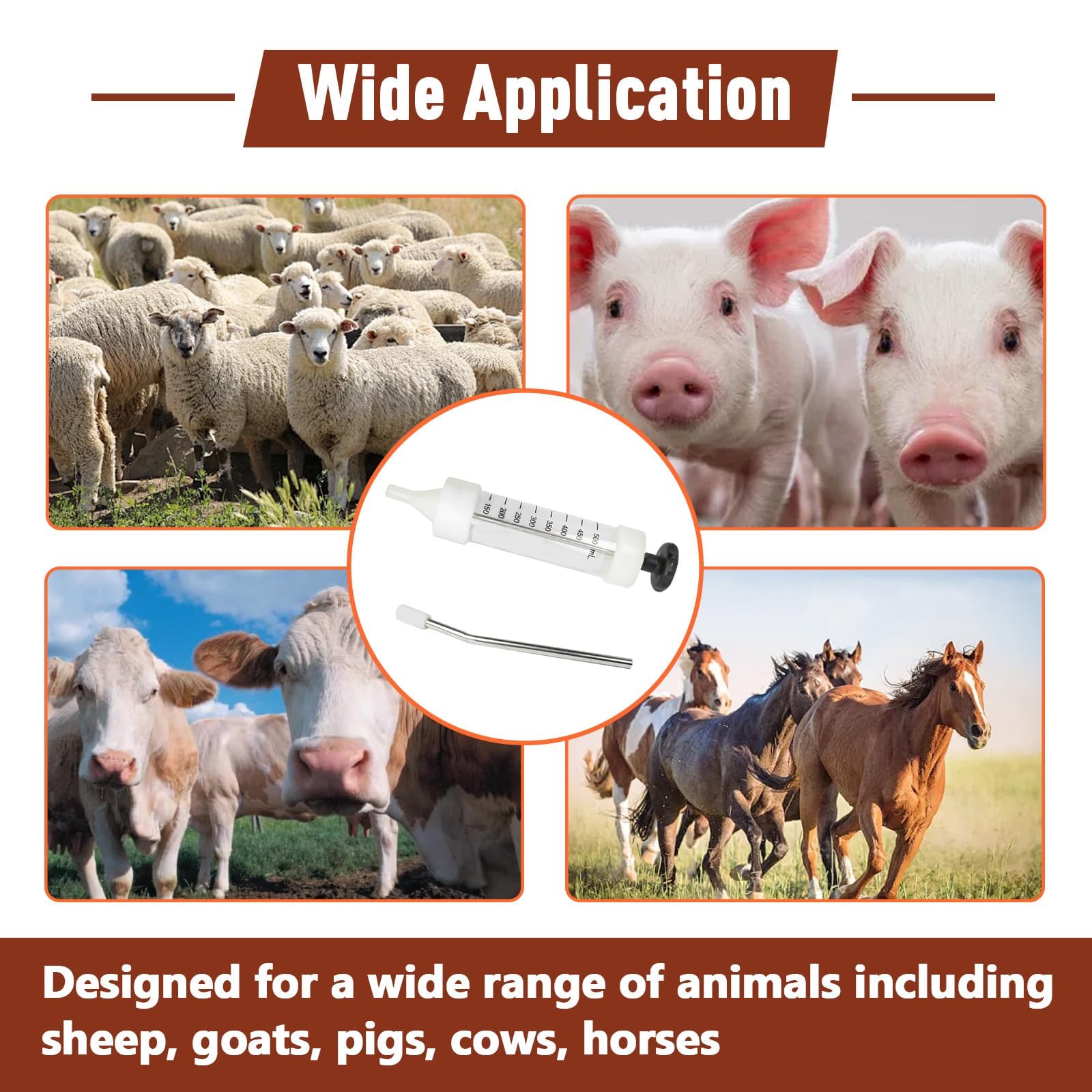 Kamrexi premium nozzle promotes safe contact with animals during administration