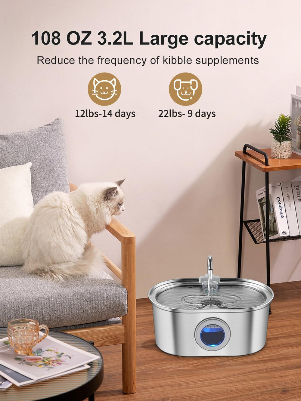 KANCHOU integrated filter softens water and filters impurities for clean drinking water.