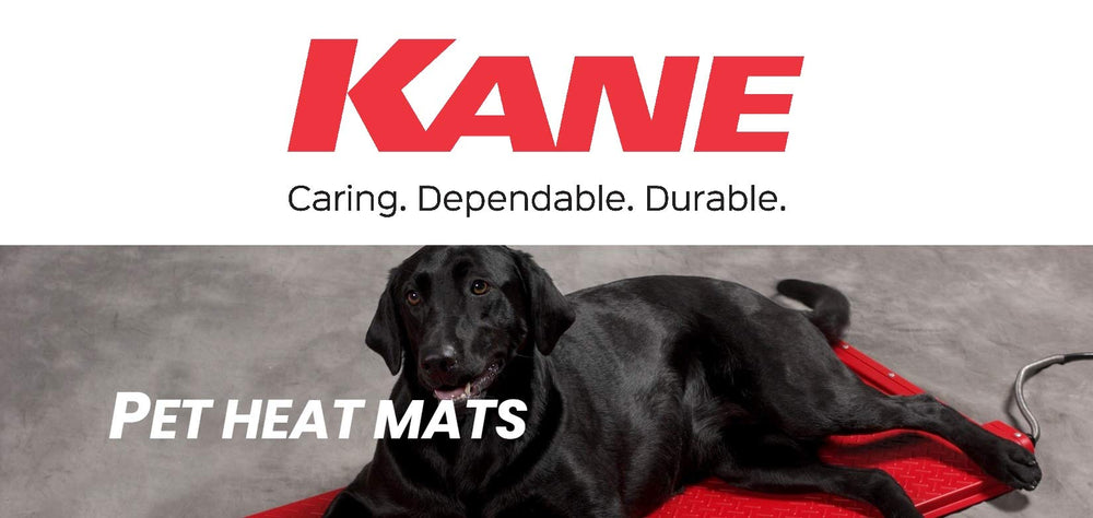 KANE Electric Pet Heat Mat rheostat control detail for customizable warmth.