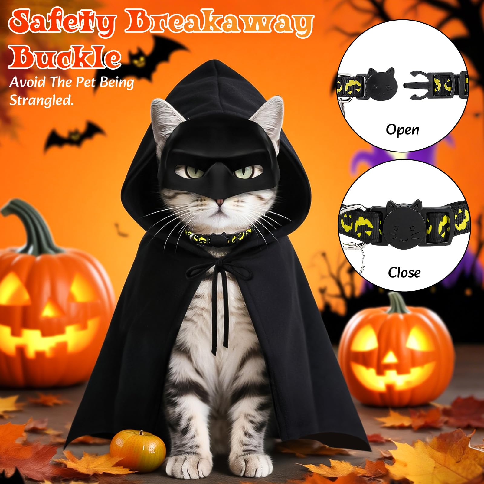 Kanmeii cat cosplay set suitable for Halloween parties and events.