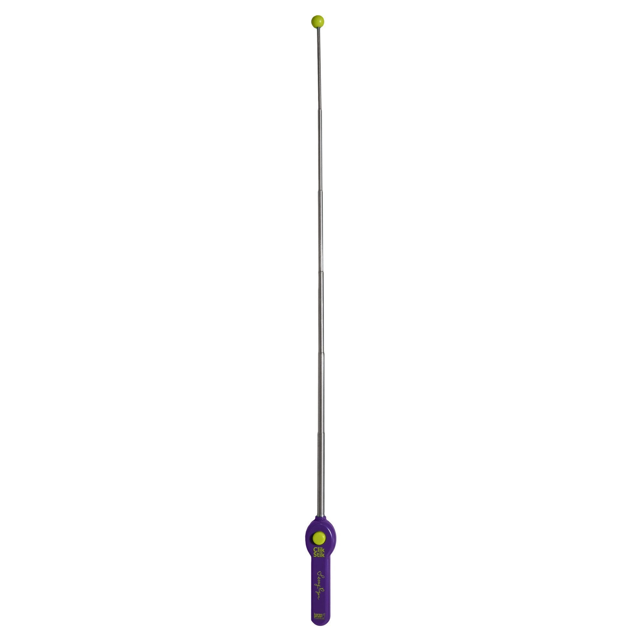 Karen Pryor Clik Stik durable-shell close-up highlights sturdy design for frequent training.