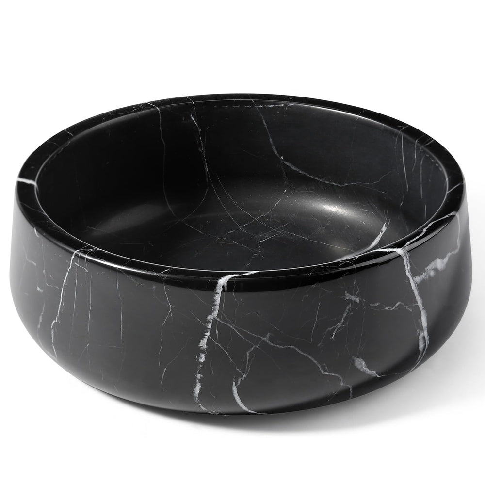 Karibiber Marble Dog Bowl serves food and water in one durable dish.