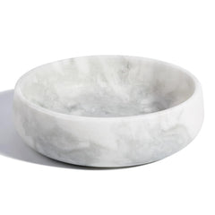 Karibiber white marble dog bowl large capacity holds up to 6 cups for big dogs