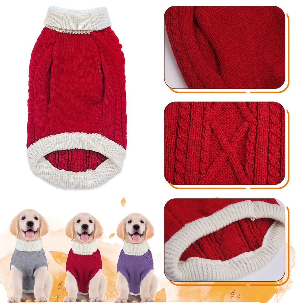 KAROKU red dog sweater offers Christmas-ready look for photos