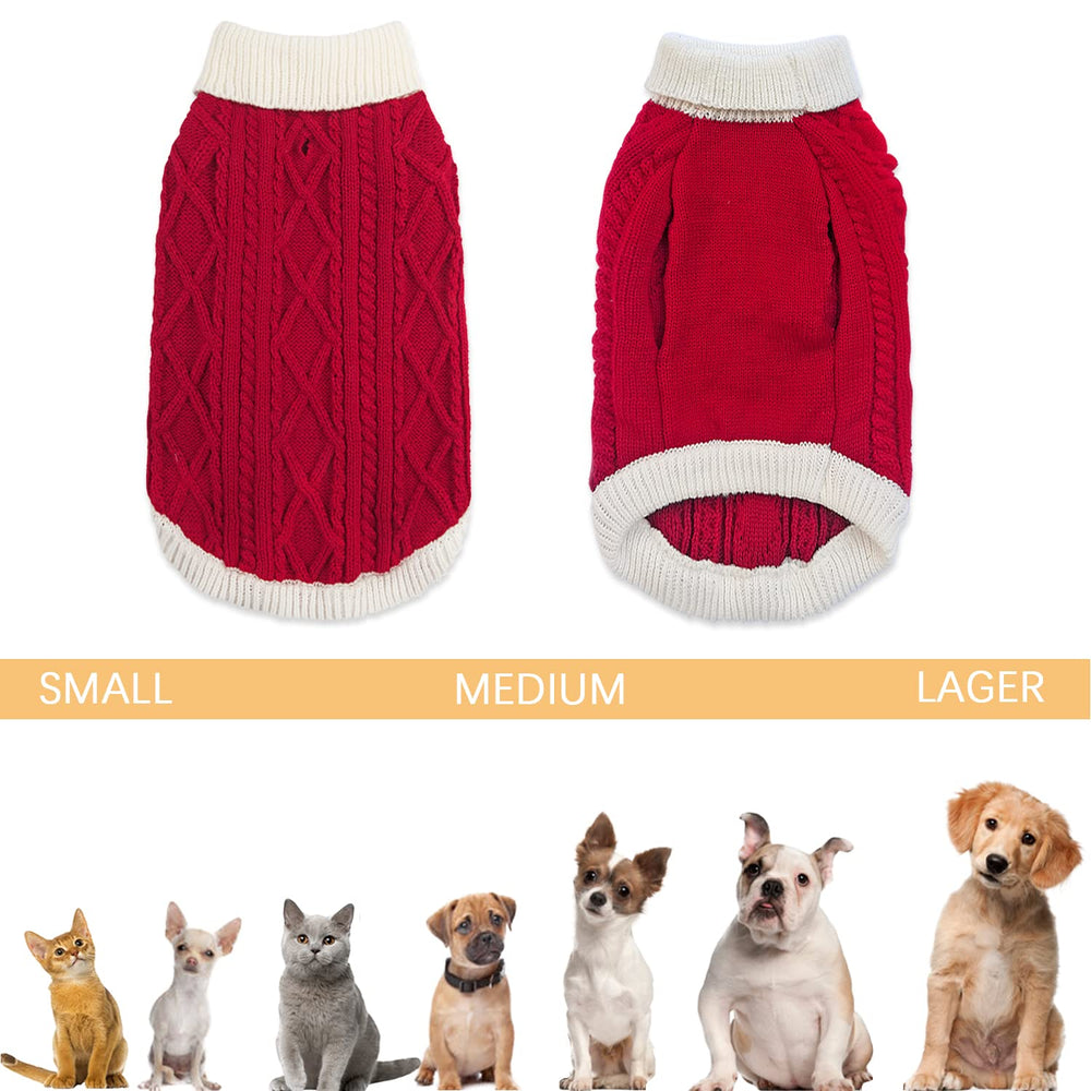 KAROKU winter-warmth knit keeps small dogs comfortable outdoors