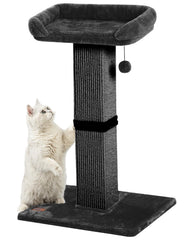 Karolpar 32in cat scratching post with sisal texture promotes healthy scratching for indoor cats.