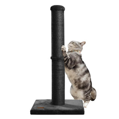 Karolpar 34-inch cat scratching post base offers stable footing for active climbers.