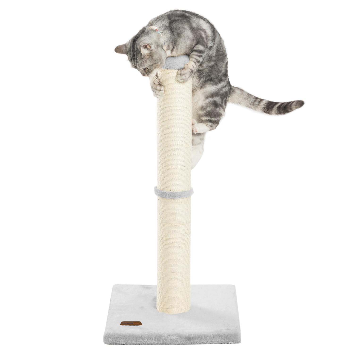 Karolpar grey post complements home decor while encouraging activity.
