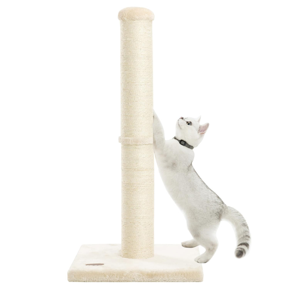 Natural sisal rope detail on Karolpar post for satisfying scratching routines.