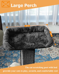 Karolpar sisal fabric wrapped post for durable, satisfying scratching sessions.