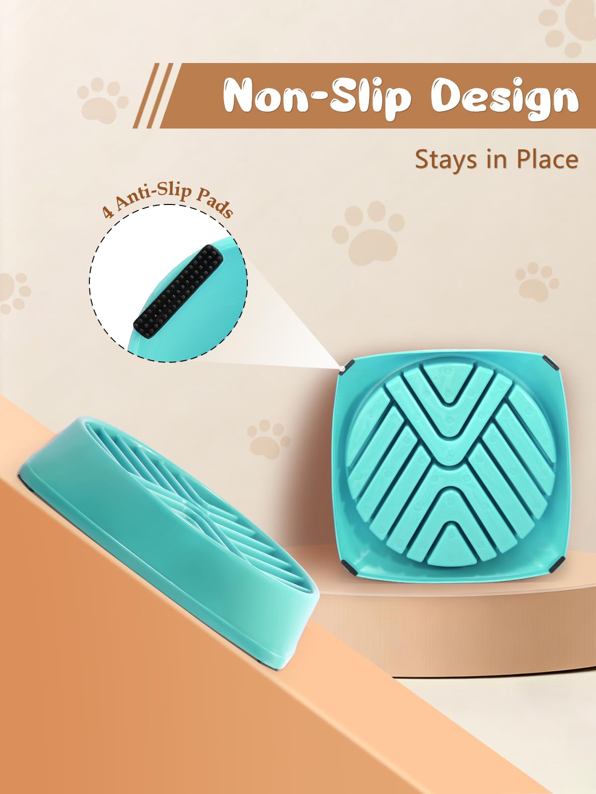 Smooth, easy-to-clean surface keeps mealtime tidy after busy days.