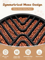 KASBAH slow feeder bowl durable BPA-free material for daily use