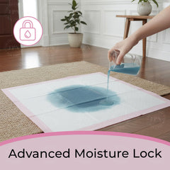 Kashmir lavender-scented pad demonstrates odor-control for a fresher home.