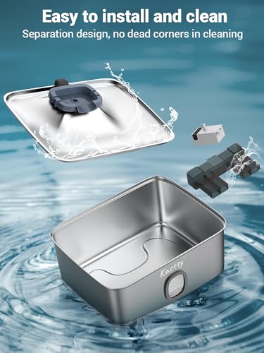 Kastty 15L capacity image emphasizes less frequent refills for busy households.