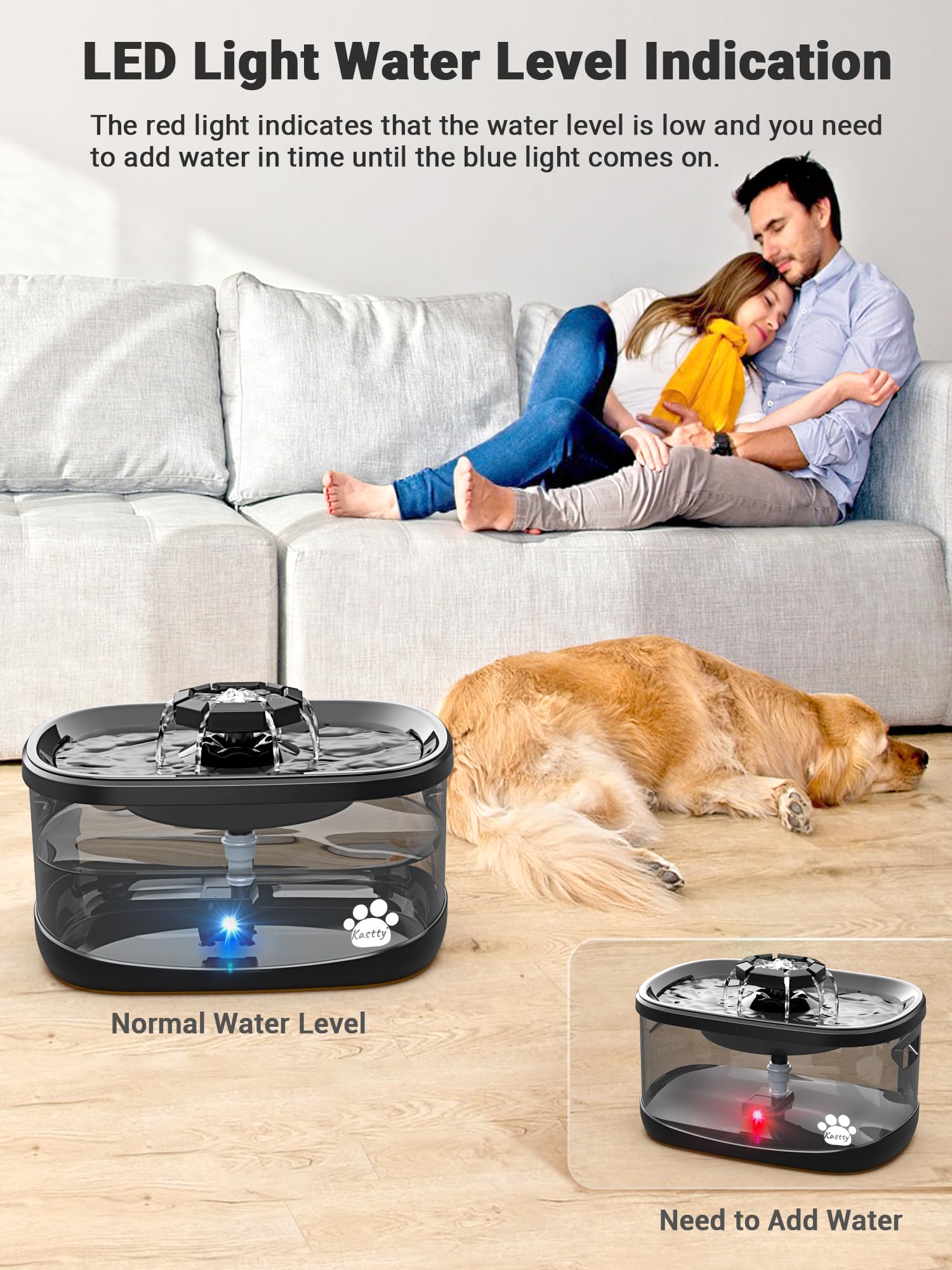 Kastty BPA-free ABS construction for safe daily use