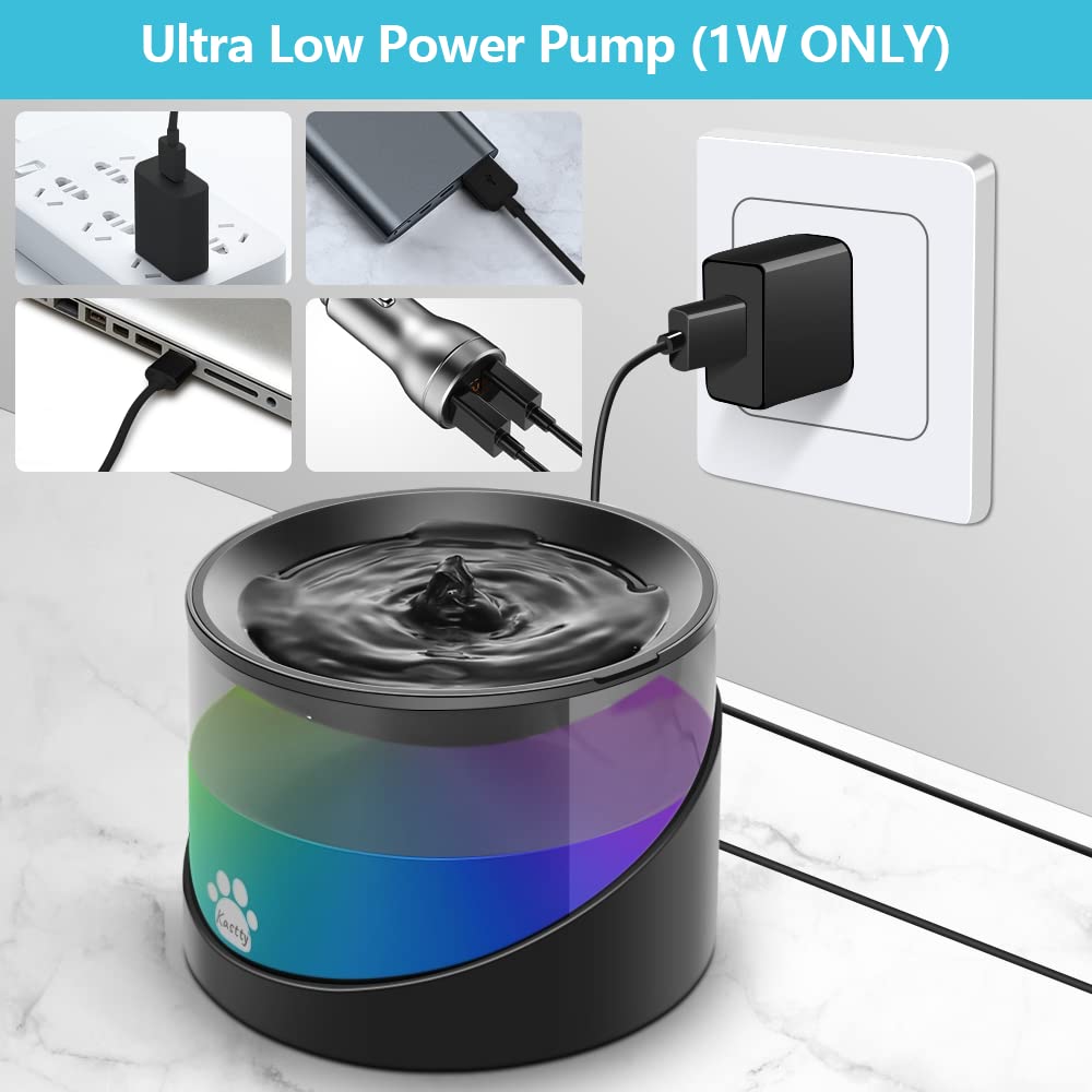 Kastty cat water fountain suitable for indoor and outdoor pet use