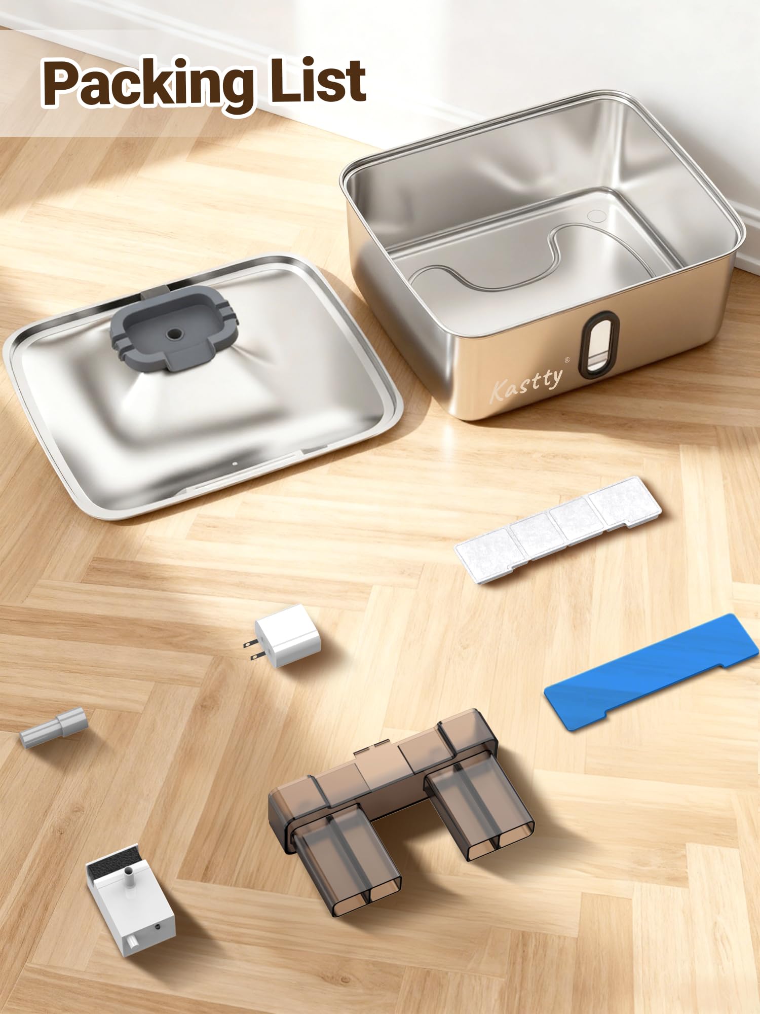 Kastty sturdy SUS304 stainless steel construction for longevity
