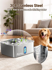 Kastty 5-layer filtration system removes hair and debris for cleaner water