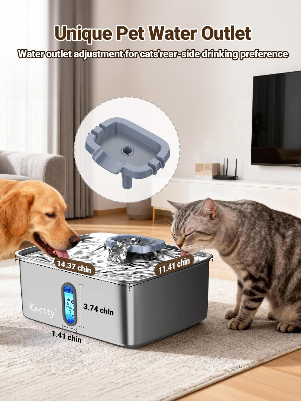 Kastty easy-clean design with accessible parts for maintenance