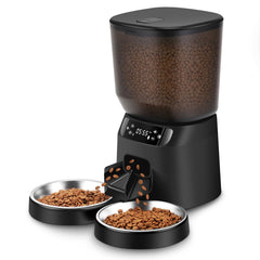 Katalic double-cat-feeder with two bowls for peaceful two-pet meals.