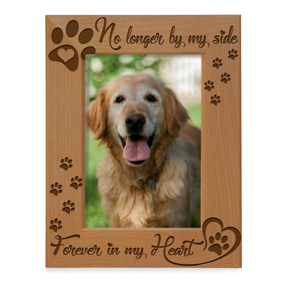 KATE POSH No Longer by My Side frame wood closeup highlights engraved design and heirloom quality