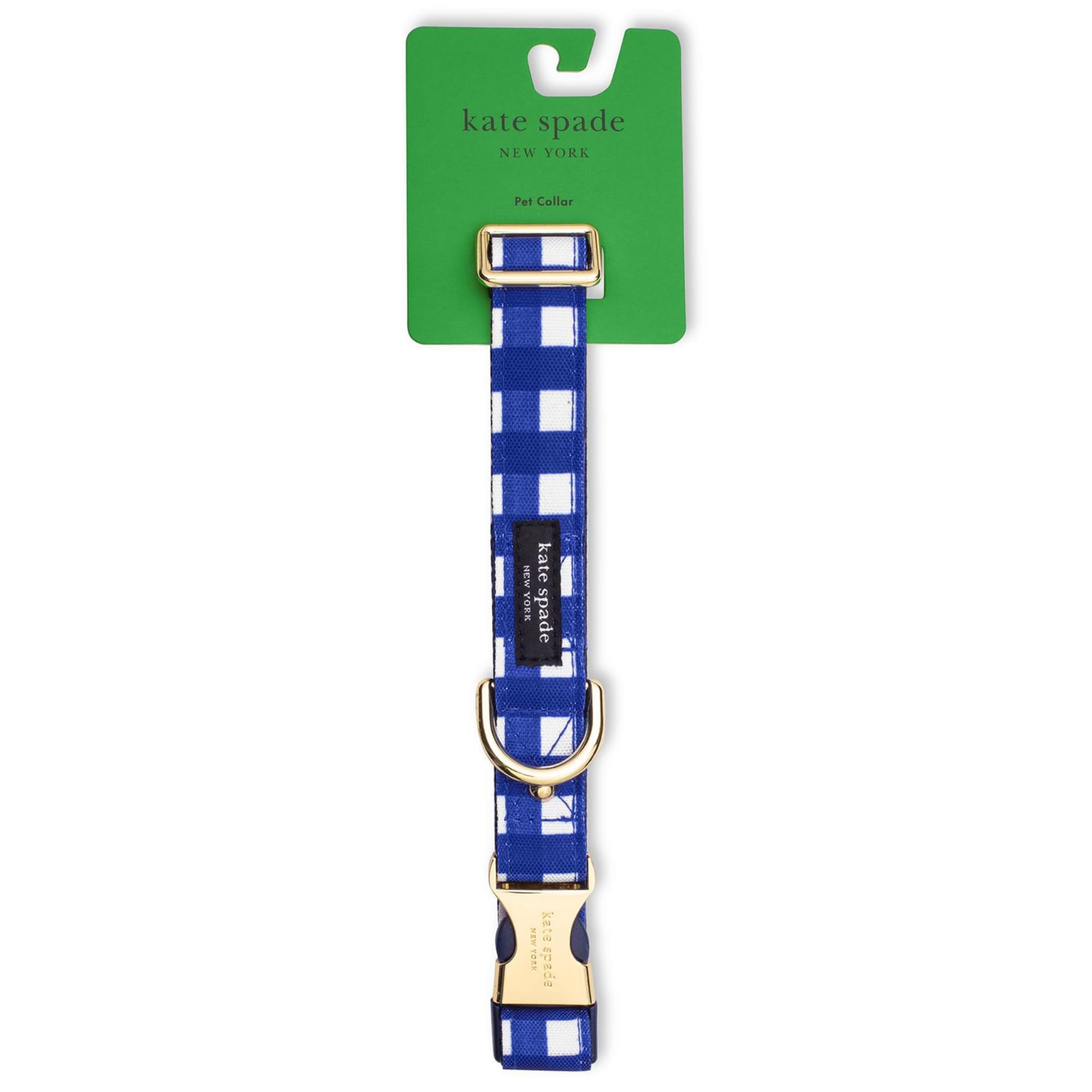 kate spade new york dog collar gold hardware detail adds upscale flair during outdoor adventures