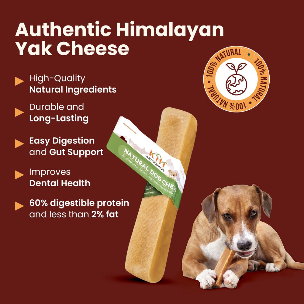 Gluten-free and odor-free KATHMANDU'S yak chews.