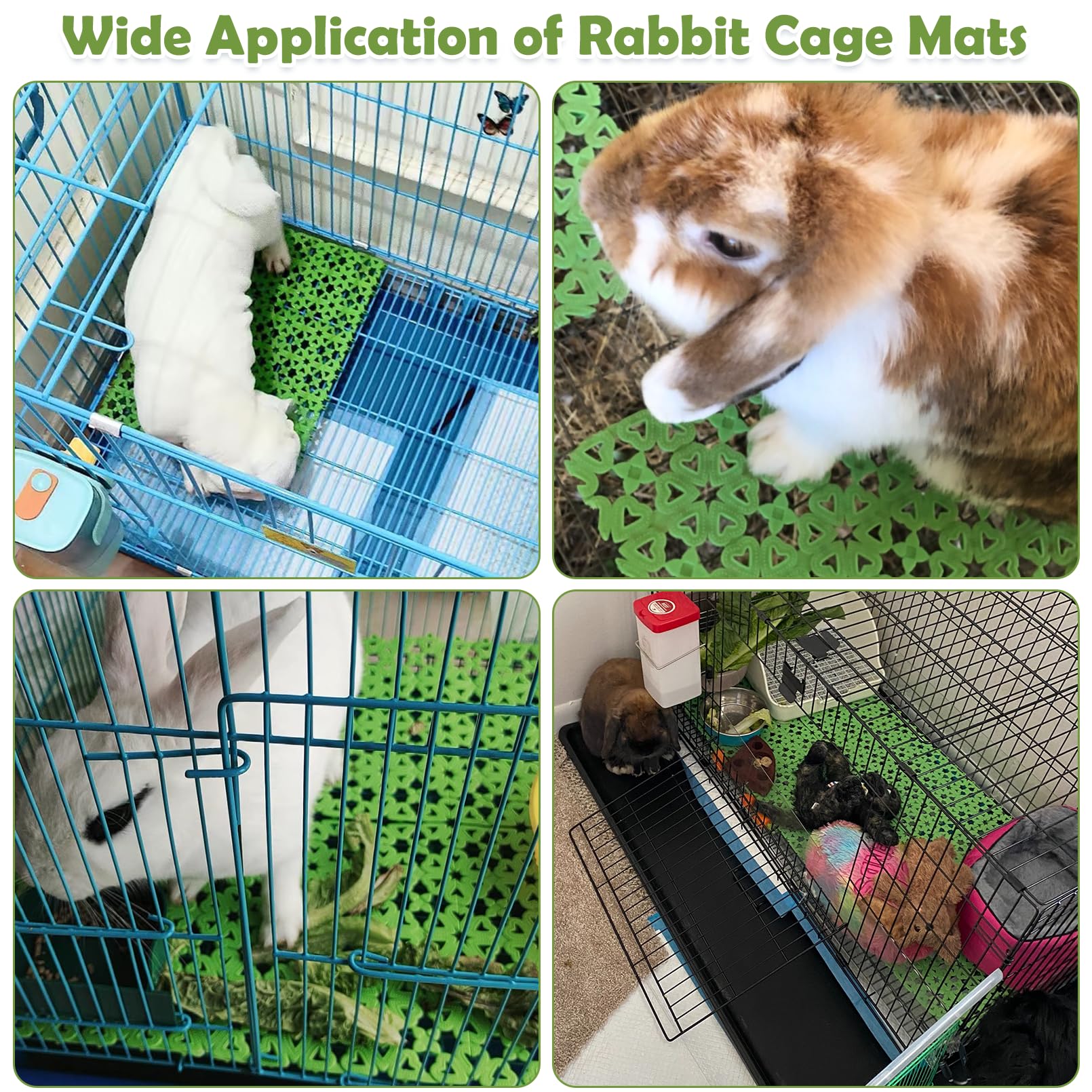 Kathson 20pcs pack offers flexible cut-fit and multi-pet cage setup.