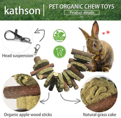 Kathson alfalfa cakes provide nutritious treats for small pets.