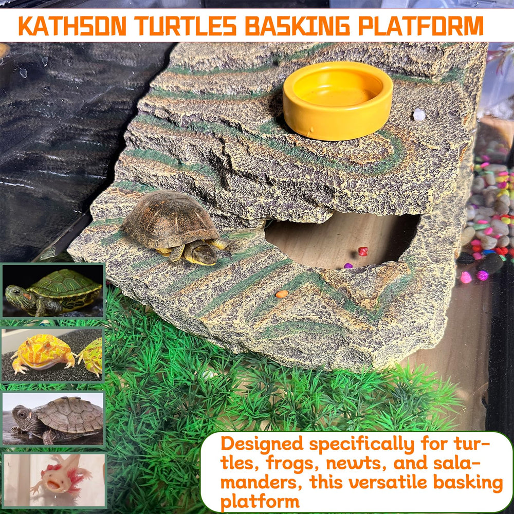 Kathson Amphibians Decor offers versatile tank accessories across frogs, salamanders, and lizards