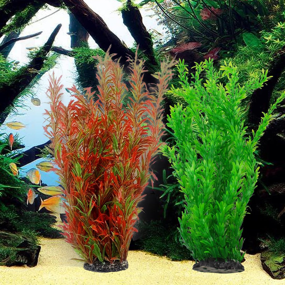 KATHSON green wine color plants accentuate realistic underwater scenery.
