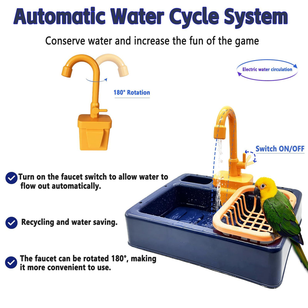 Kathson bathing-tub demonstrates feather cleaning and gentle heat dissipation during baths.