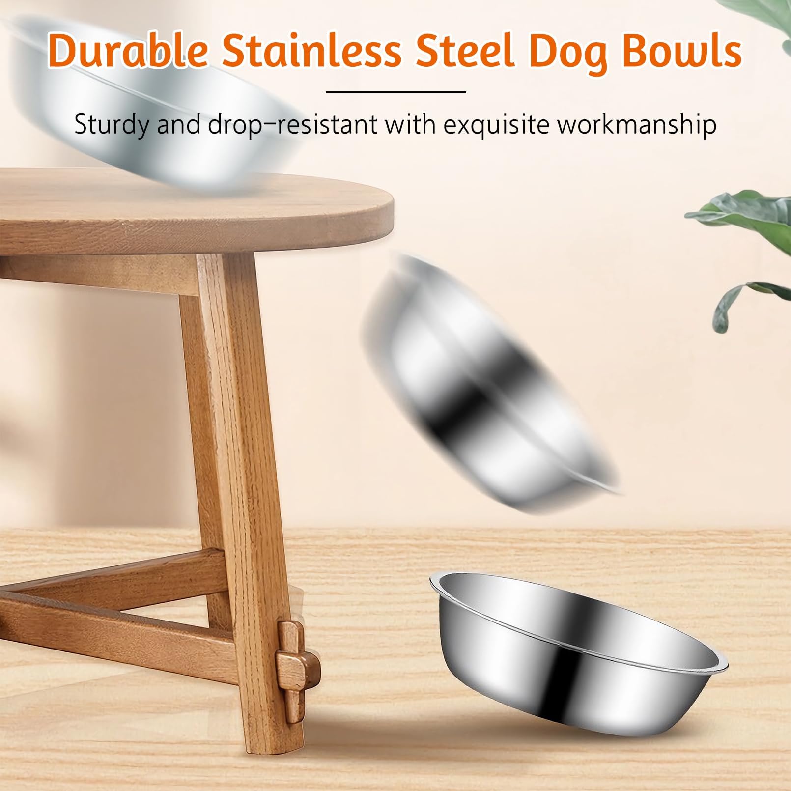 Kathson 27oz bowls are suitable for dry, wet food or water.