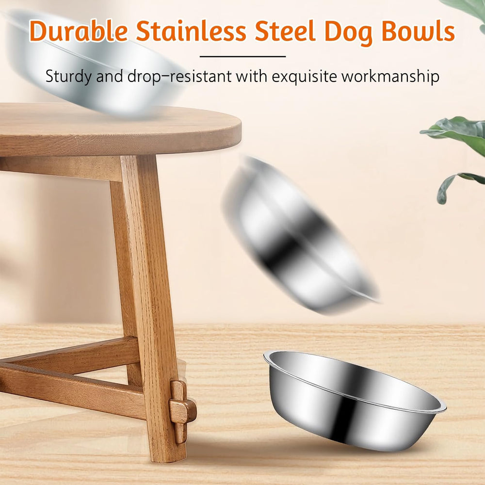 Kathson 27oz bowls are suitable for dry, wet food or water.