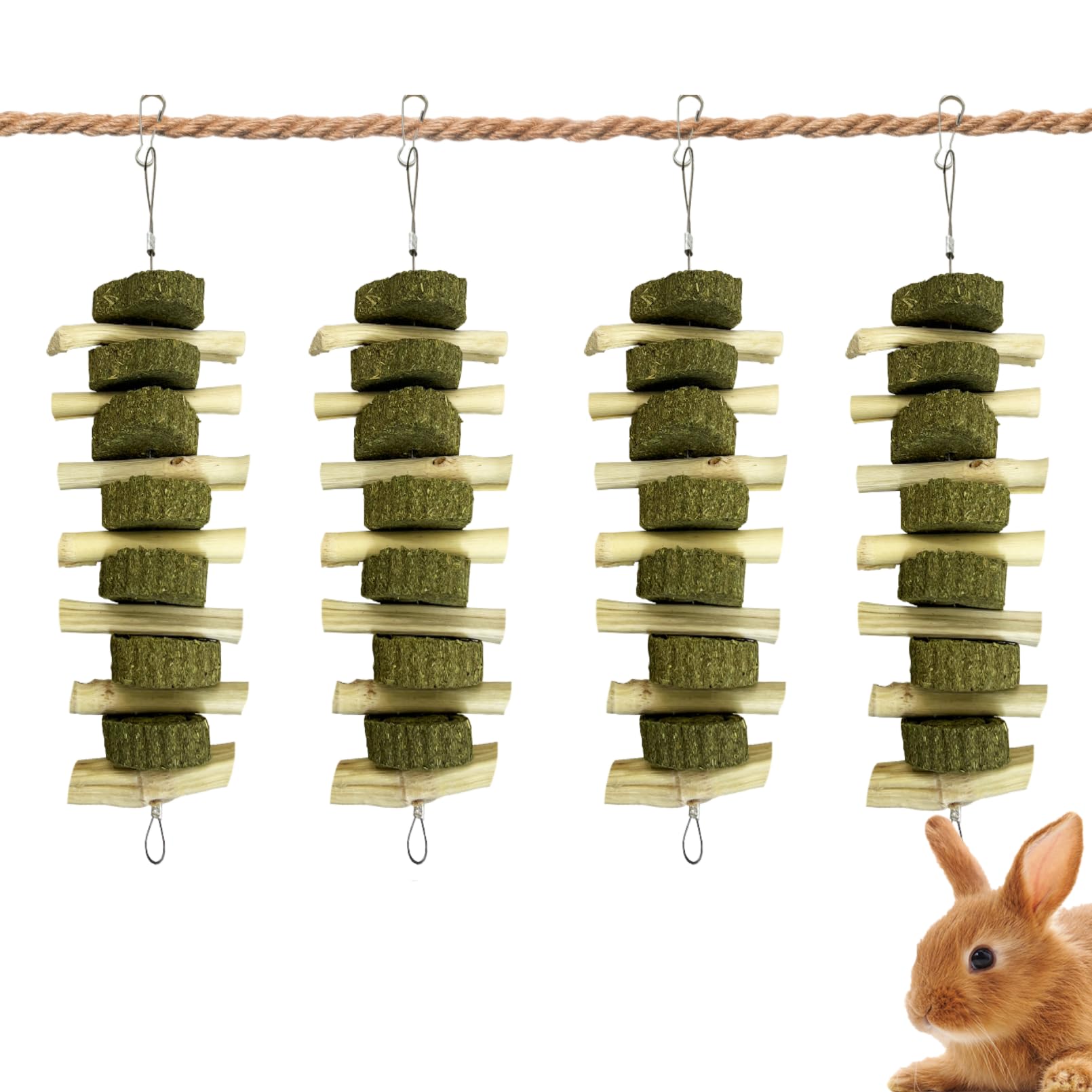 Kathson chinchilla treats alfalfa cake closeup highlights balanced nutrition for small pets