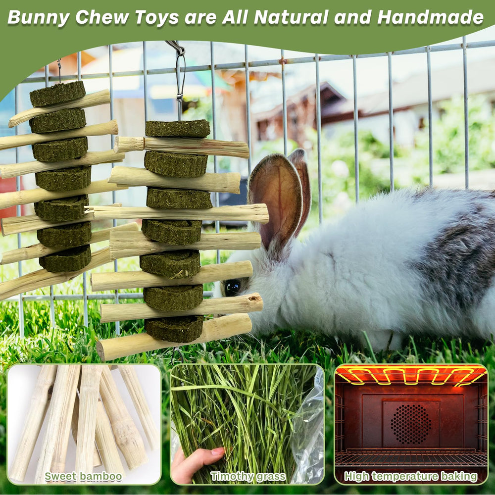 Kathson applewood sticks image shows teeth grinding and safe chewing