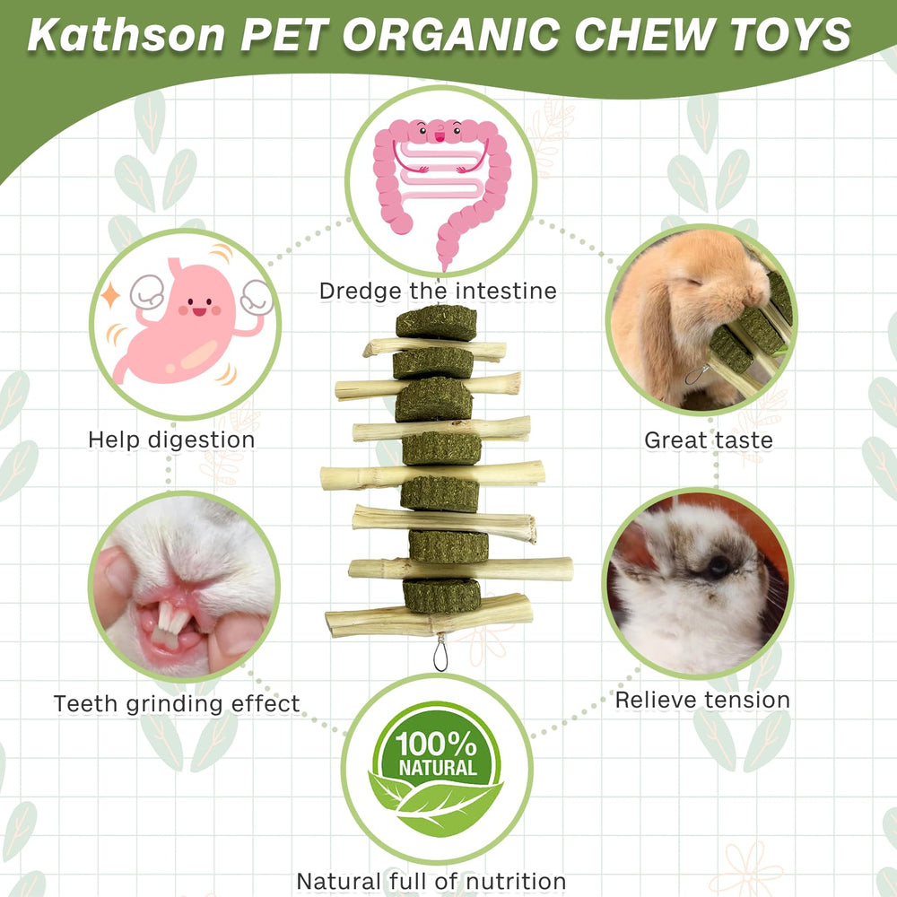 Kathson bamboo stick closeup shows durable chew for teeth grinding and enrichment