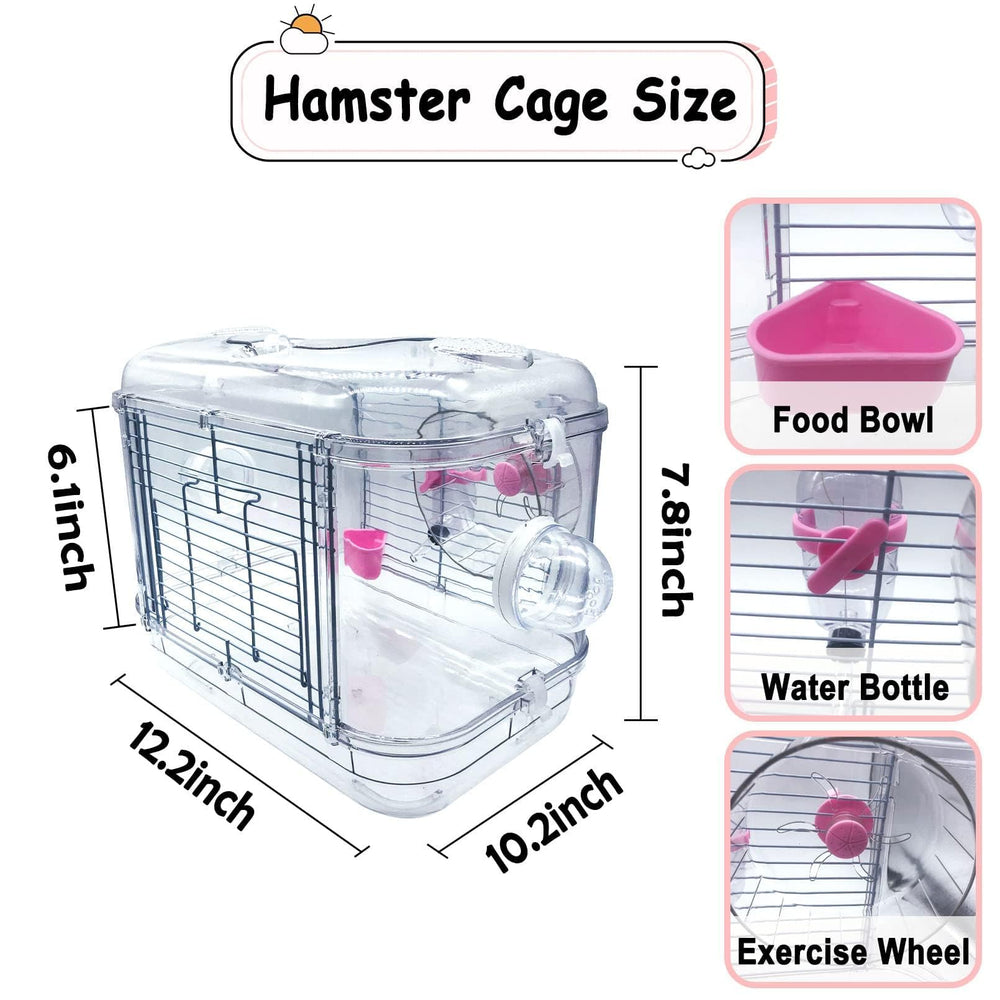 Kathson ventilated mesh cage ensures steady airflow for small animals.