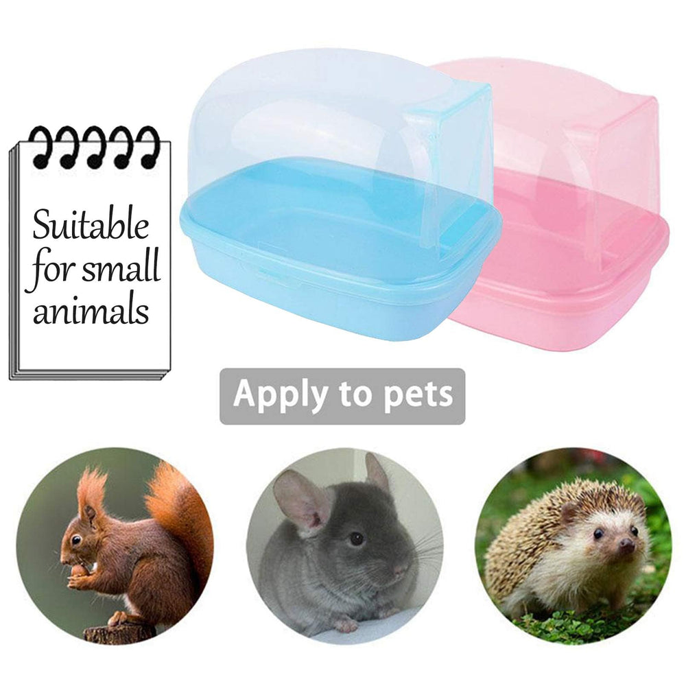Kathson hamster sand bath container close-up reveals durable plastic construction.